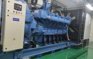 Maintenance of diesel generator set.